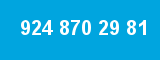924 870 29 81